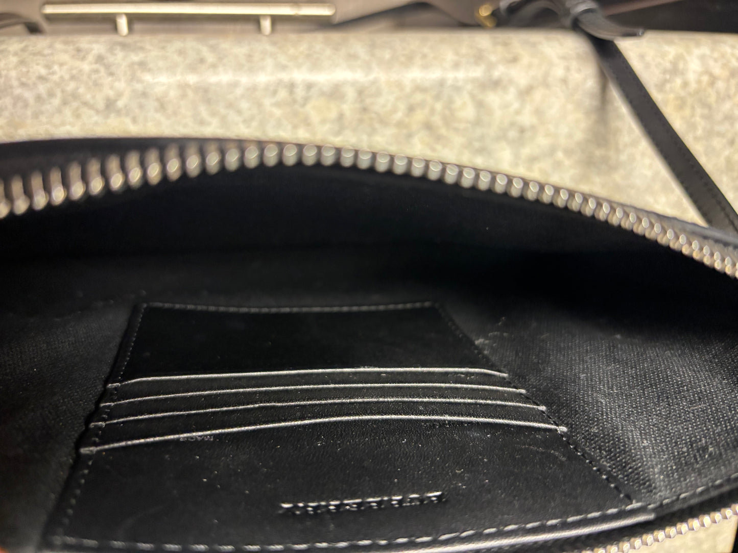 NWT Burberry Canvas Check Peyton Crossbody